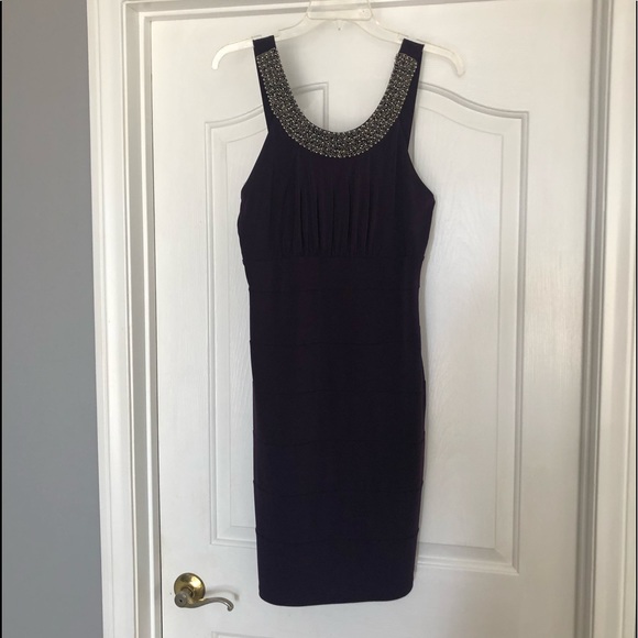 AA Studio AA Plum Purple Dress, size 10. - Picture 1 of 8